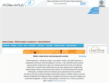 Tablet Screenshot of meteorologia.odpowiedz.pl
